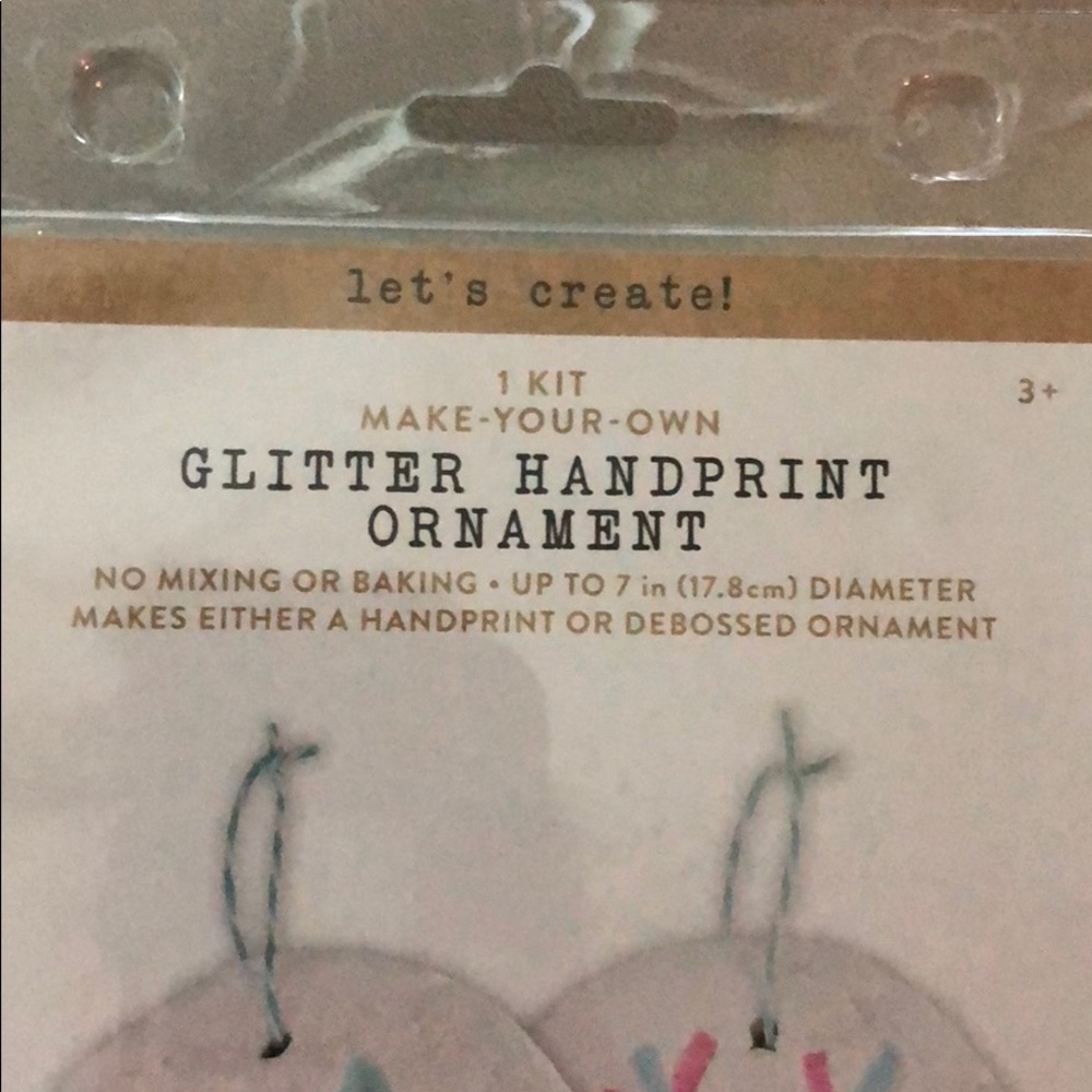 Paw / Hand print keepsake Ornament DIY Kit Nwt - Picture 3 of 4